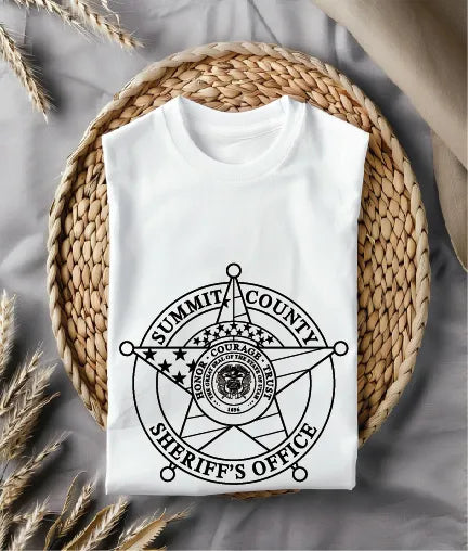 Summit County Sheriff's Office Badge Utah SVG Law Enforcement Vector