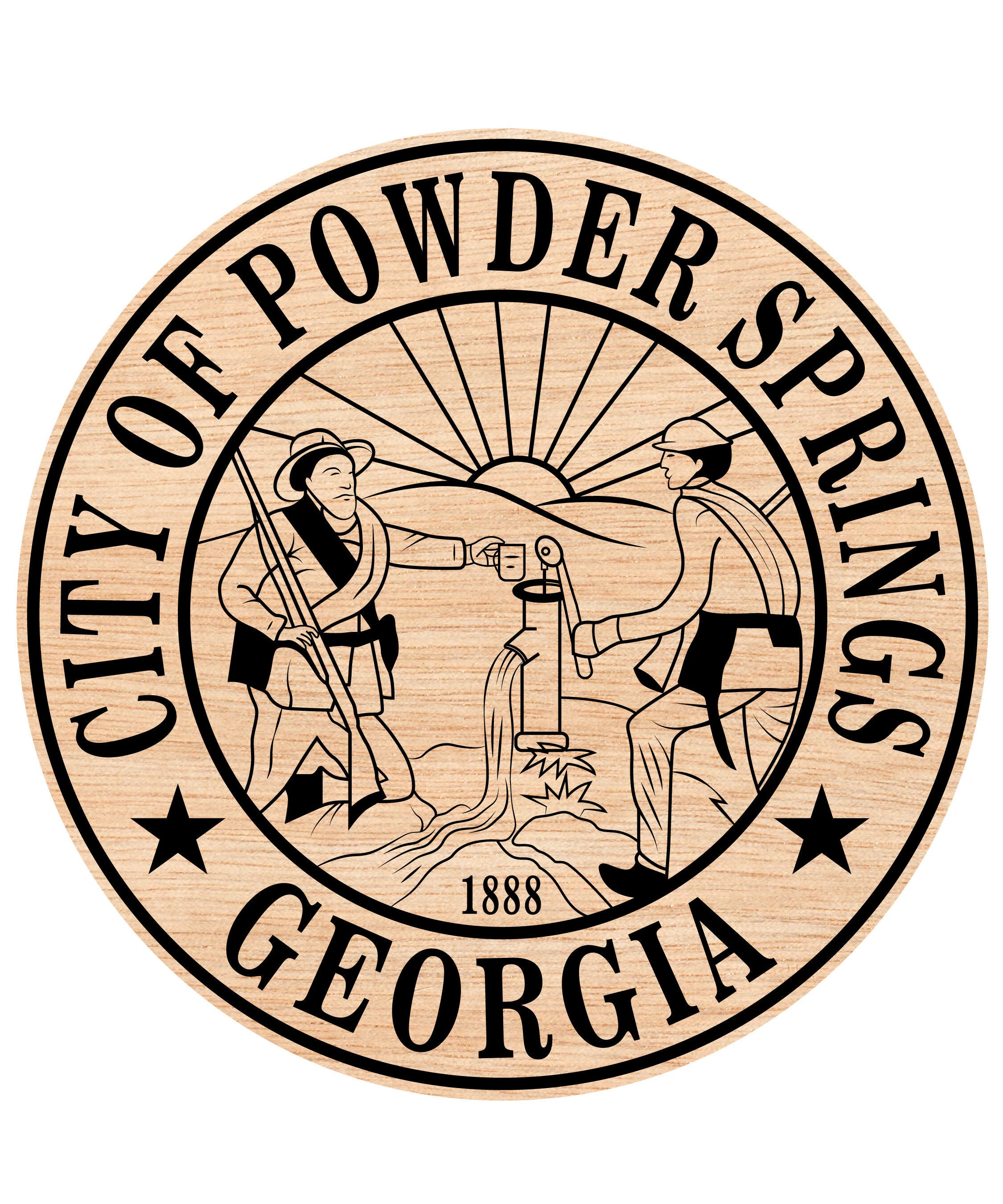 City of Powder Springs Georgia Woodin seal-01