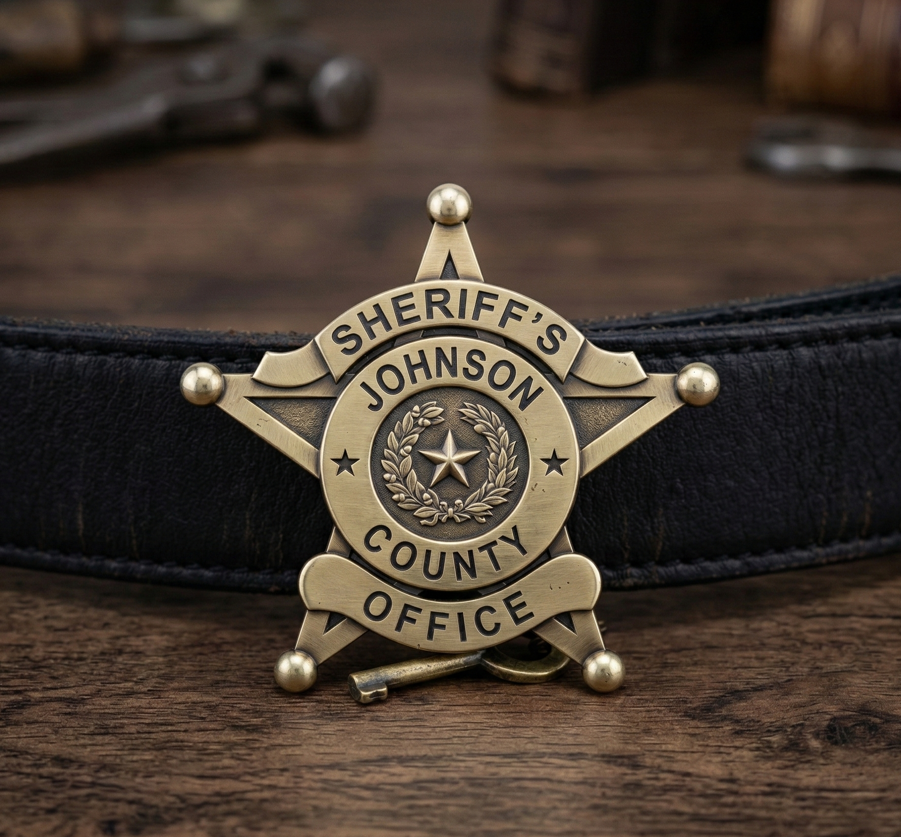 Johnson County Sheriff Badge SVG
Texas Law Enforcement Vector Design
Lone Star Wreath Police Emblem
5-Point Star Badge Engraving File
Johnson County Sign CNC Router File