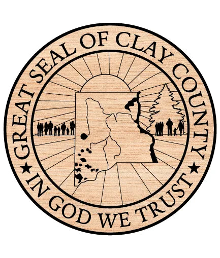 The Great Seal Of The People Of Clay County Florida SVG Government Vector