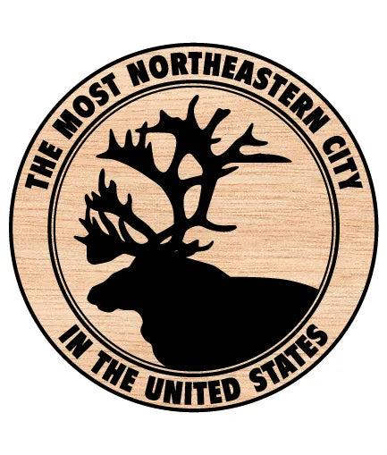 The Most Northeastern City In The United States Logo SVG Government Vector