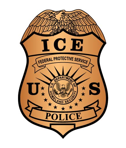 United States Federal Protective Service Police Badge SVG – Law enforcement emblem for CNC, engraving, decals, plaques, uniforms, and collectibles.