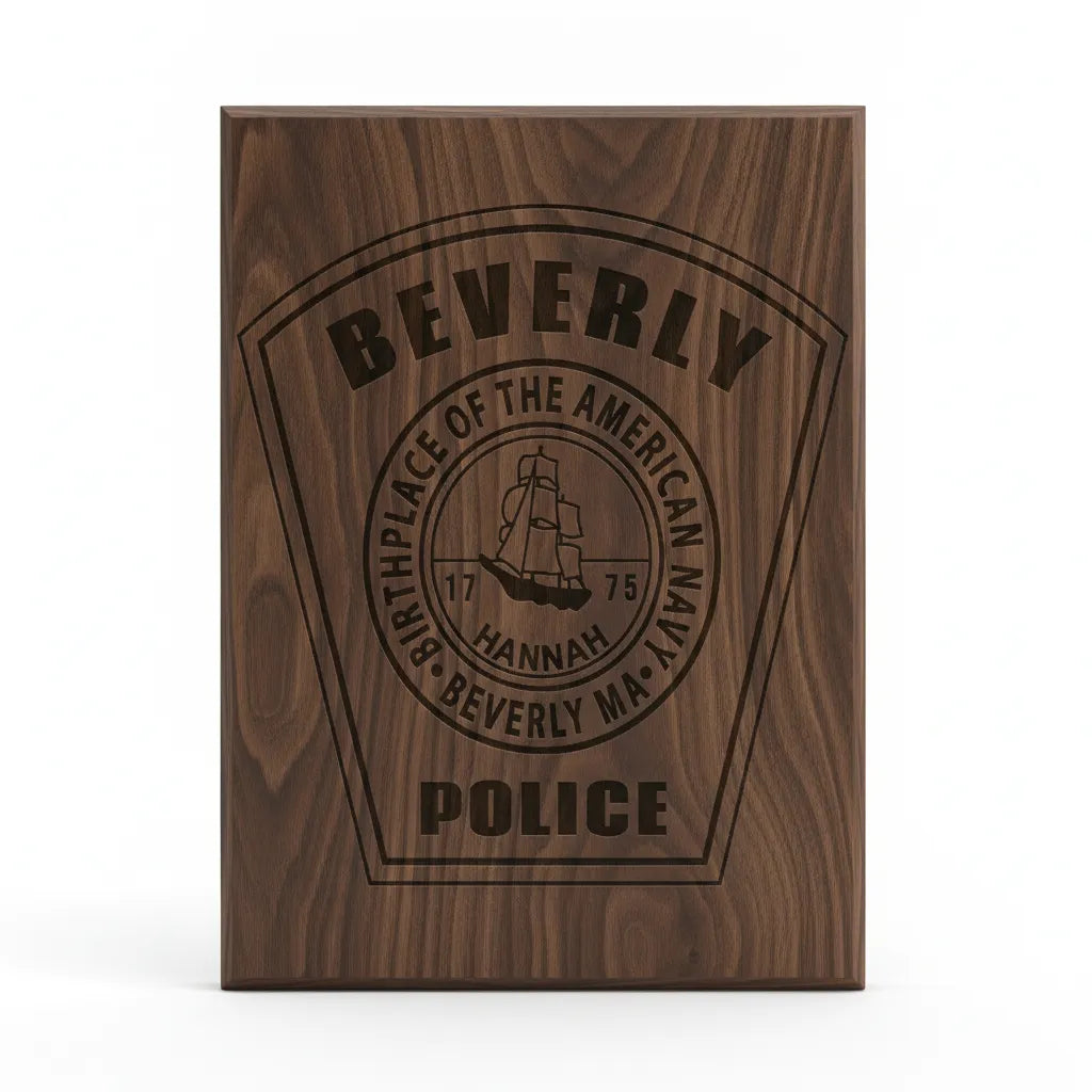 Beverly MA Police Department Patch SVG
Massachusetts Law Enforcement Patch Vector
Birthplace of the American Navy Engraving
Historic Ship Hannah Patch Sign CNC File
Police Patch Vector for Laser Engraving