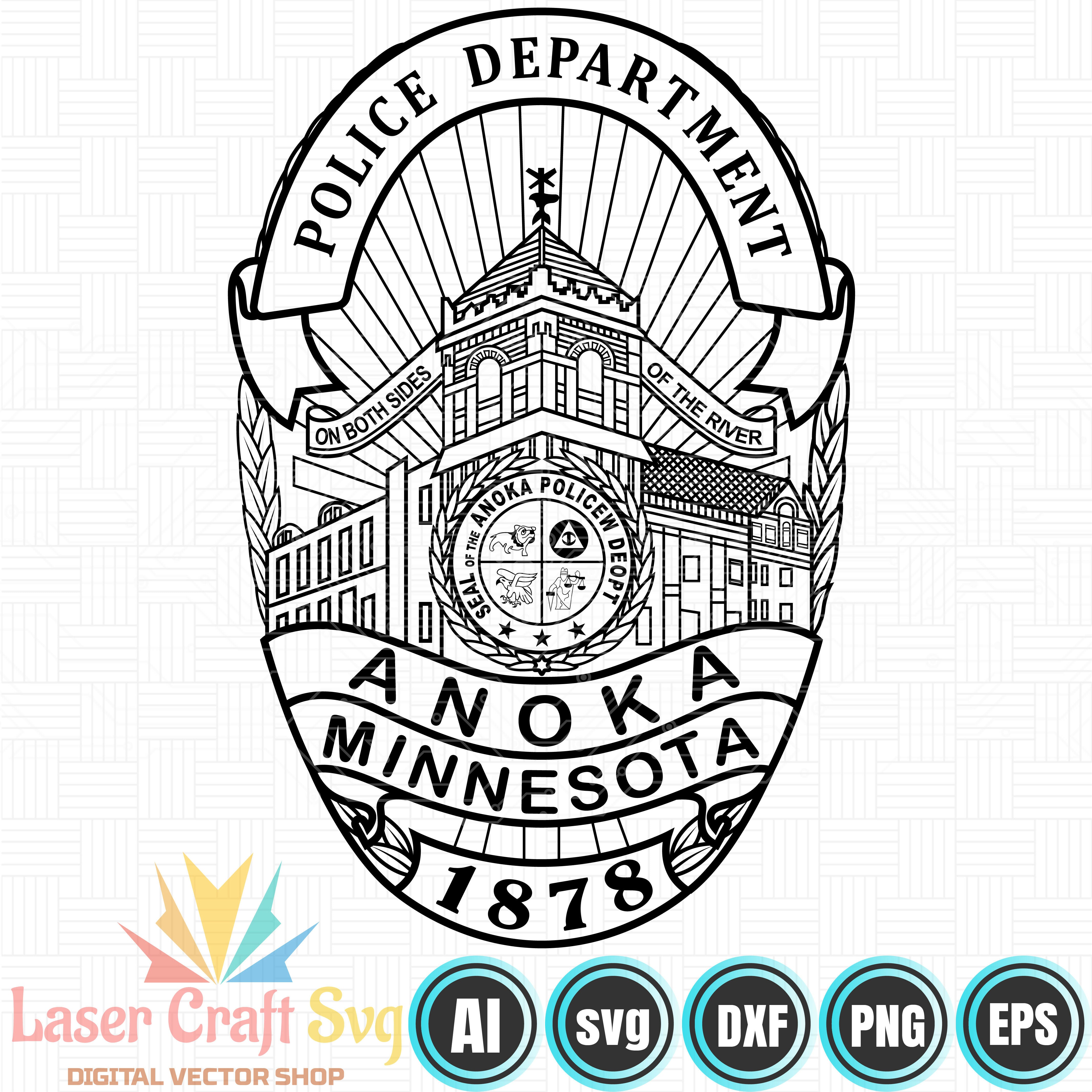Anoika Police Department Badge-01
