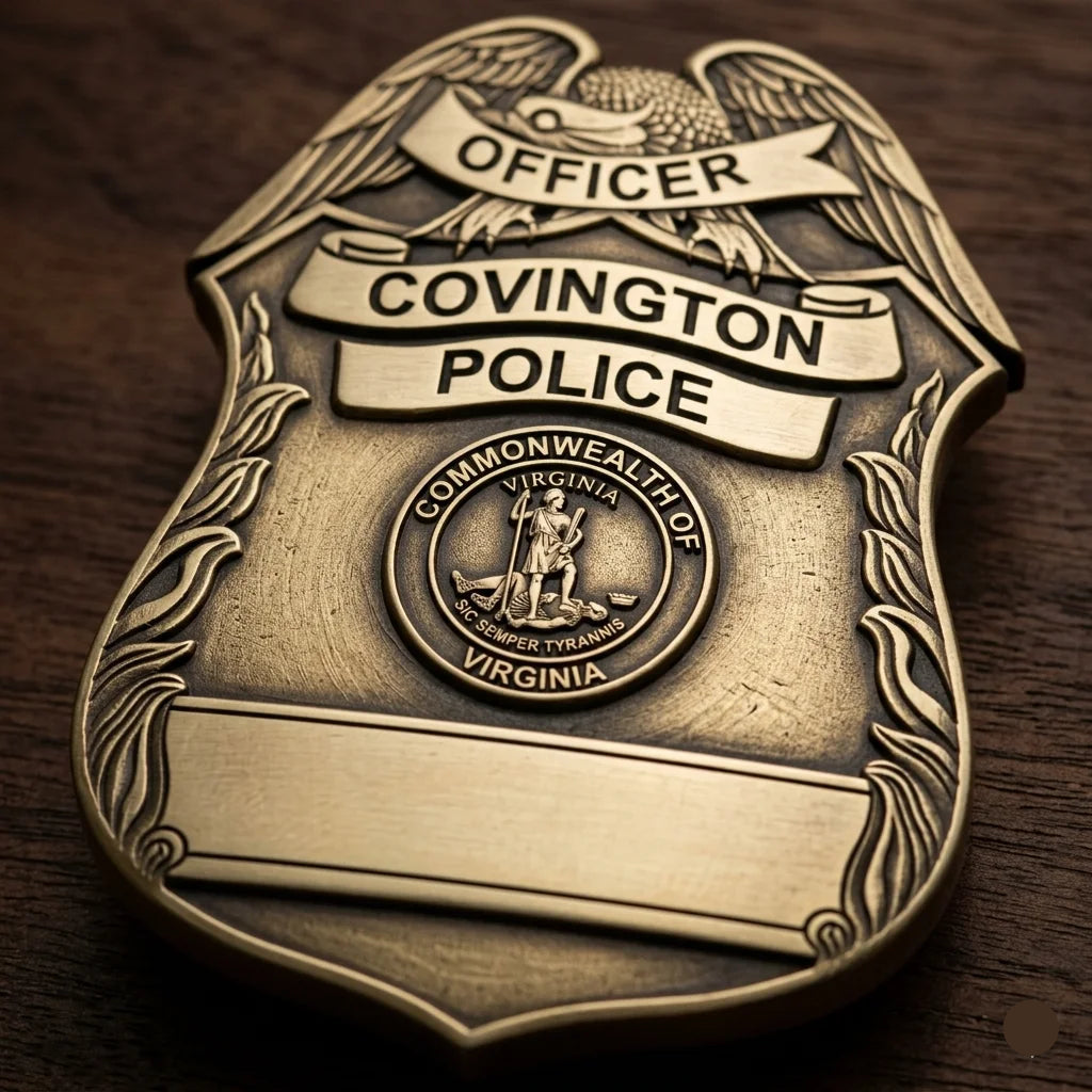 City of Covington Virginia Police Badge SVG for CNC
Covington VA Police Officer Badge Vector for Laser Engraving
Covington Virginia Law Enforcement Emblem for Wood Carving
Professional Covington VA Police Shield Vector Design
Covington VA Police SVG Logo for CNC Router Projects