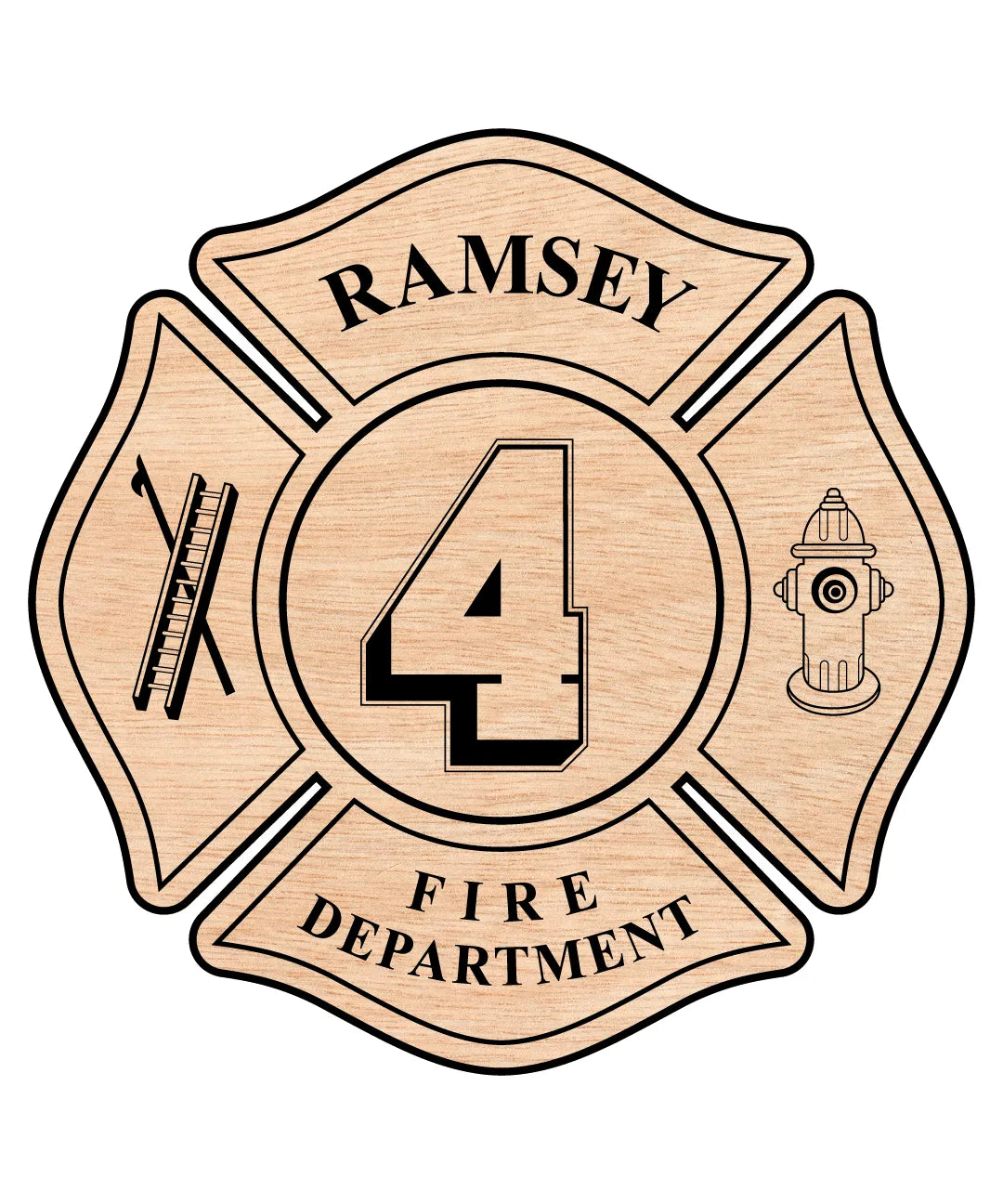 Ramsey Fire Department Patch SVG Firefighter Vector