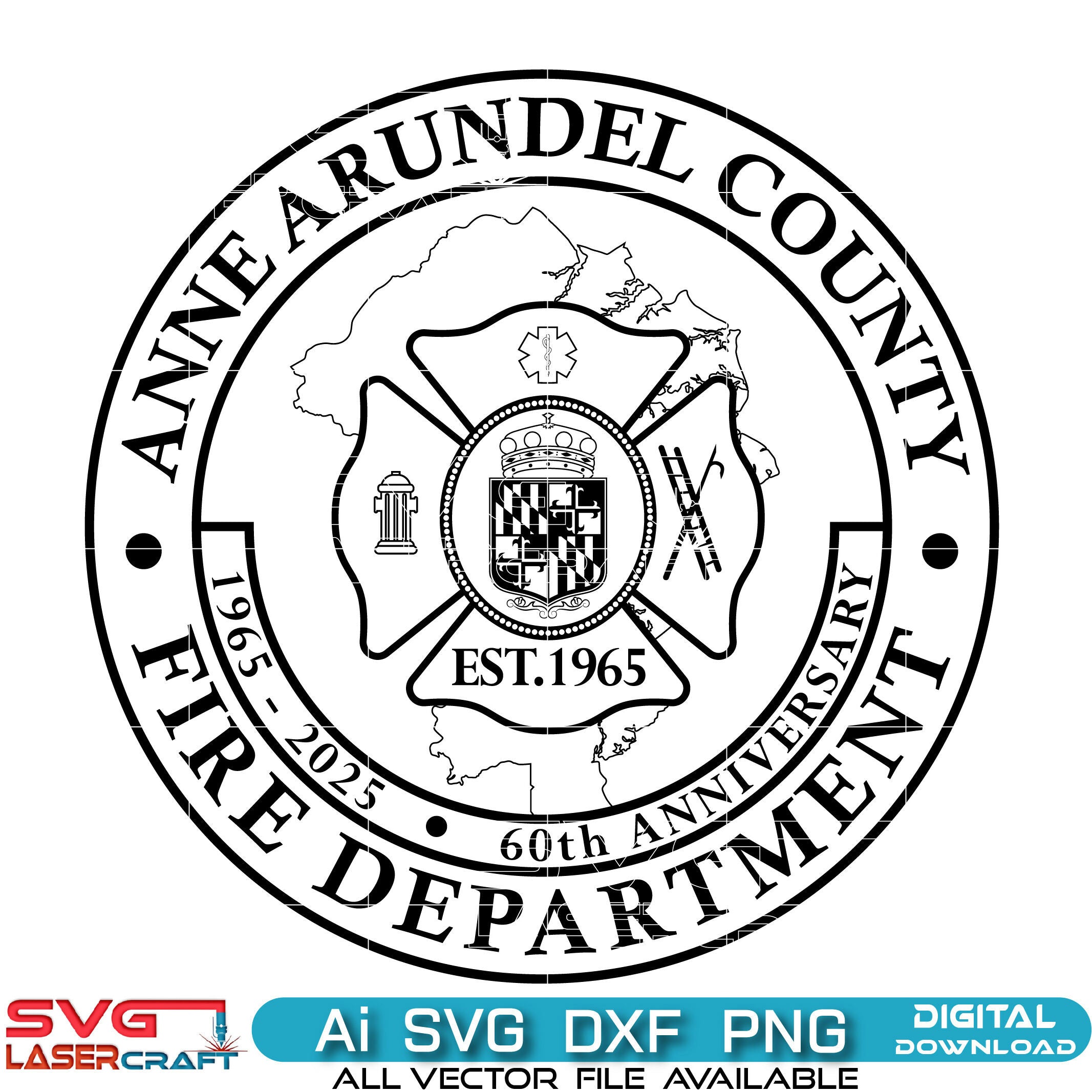Anne Arundel County Fire Department Badge