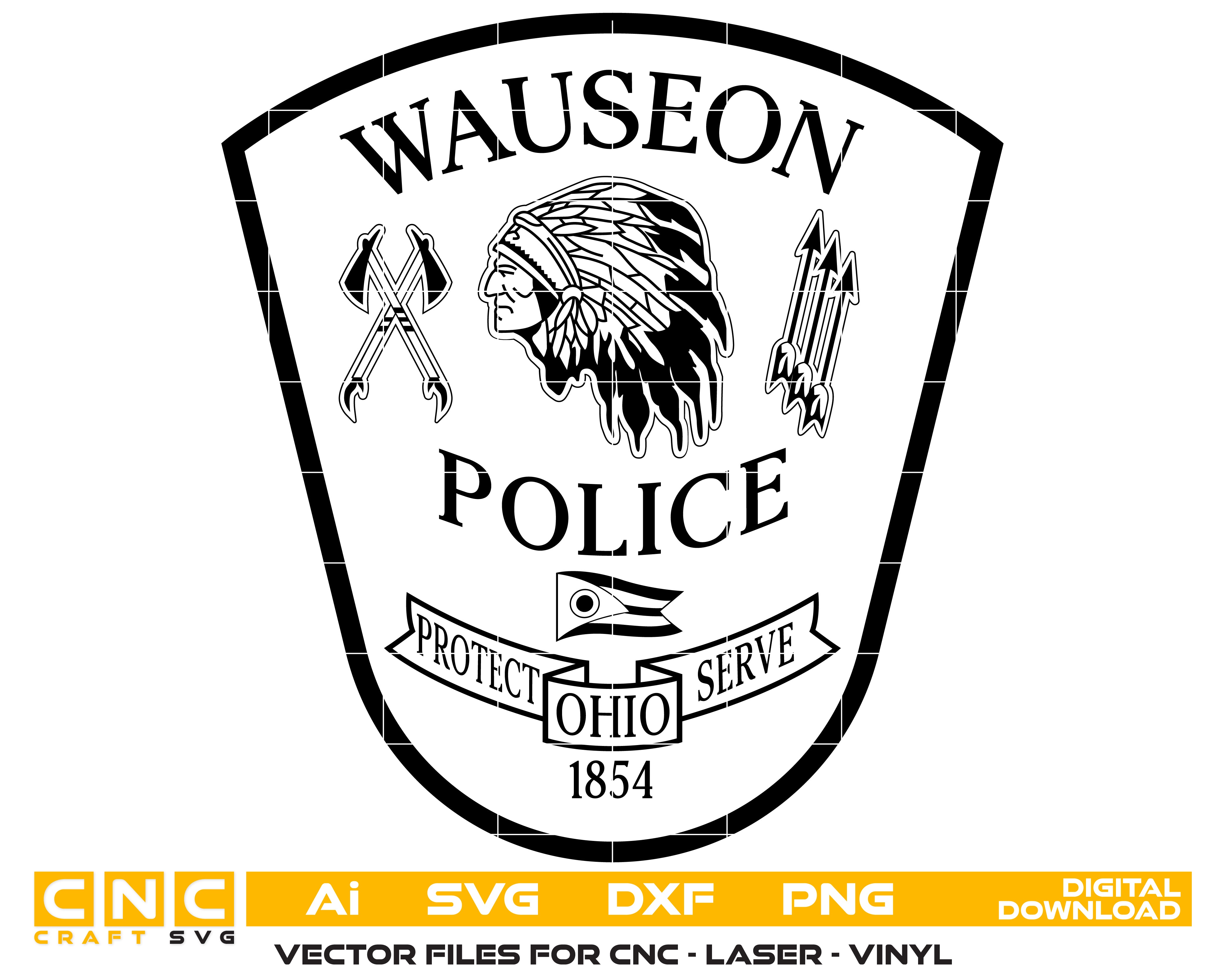 Wauseon Police Department Patch SVG
Wauseon Police Patch Vector
Law Enforcement Patch Wauseon Ohio
Police Department Patch SVG
Wauseon Police Department Emblem