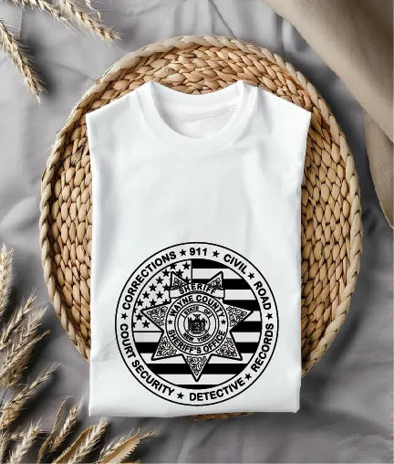 Wayne County Sheriff's Office Badge SVG New York Law Enforcement Vector
