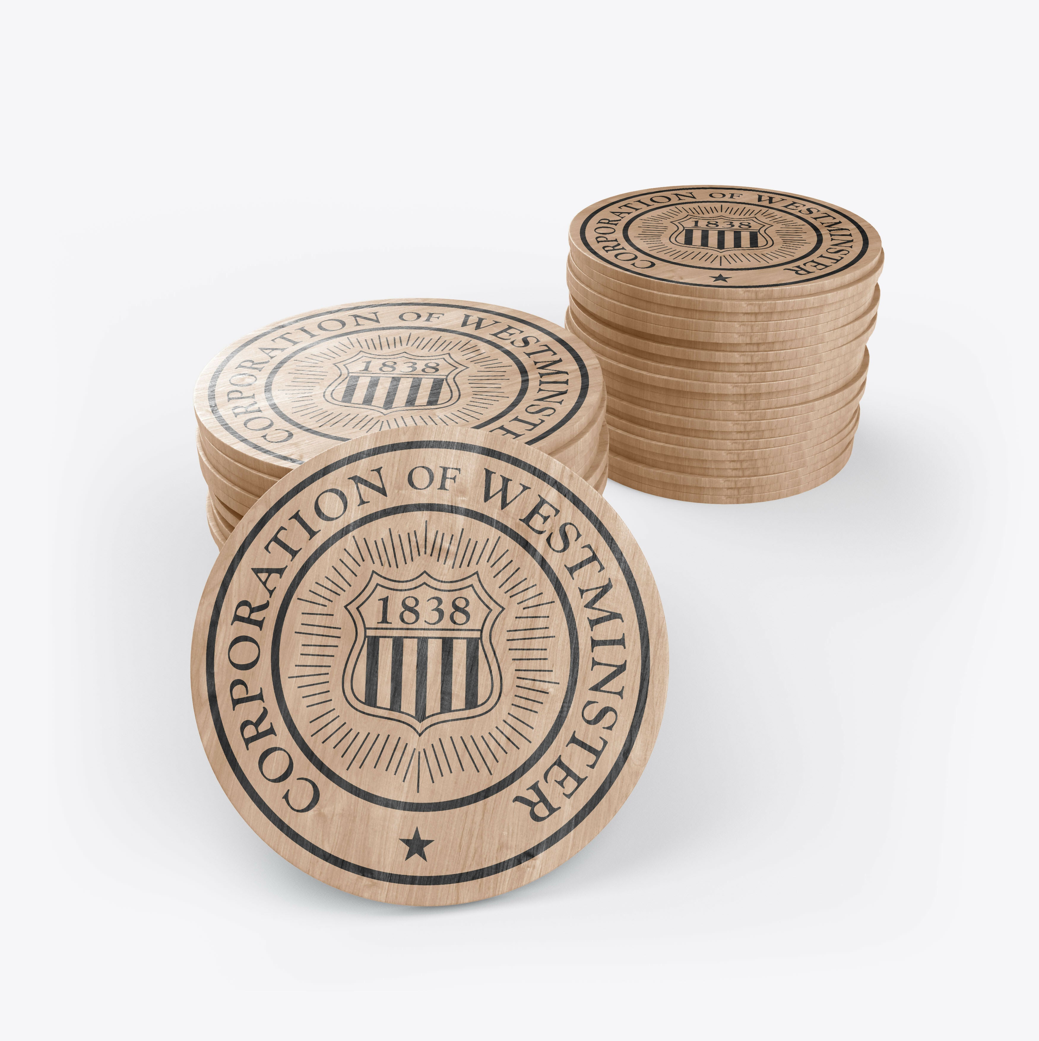 Corporation Of Westminster Seal Wooden