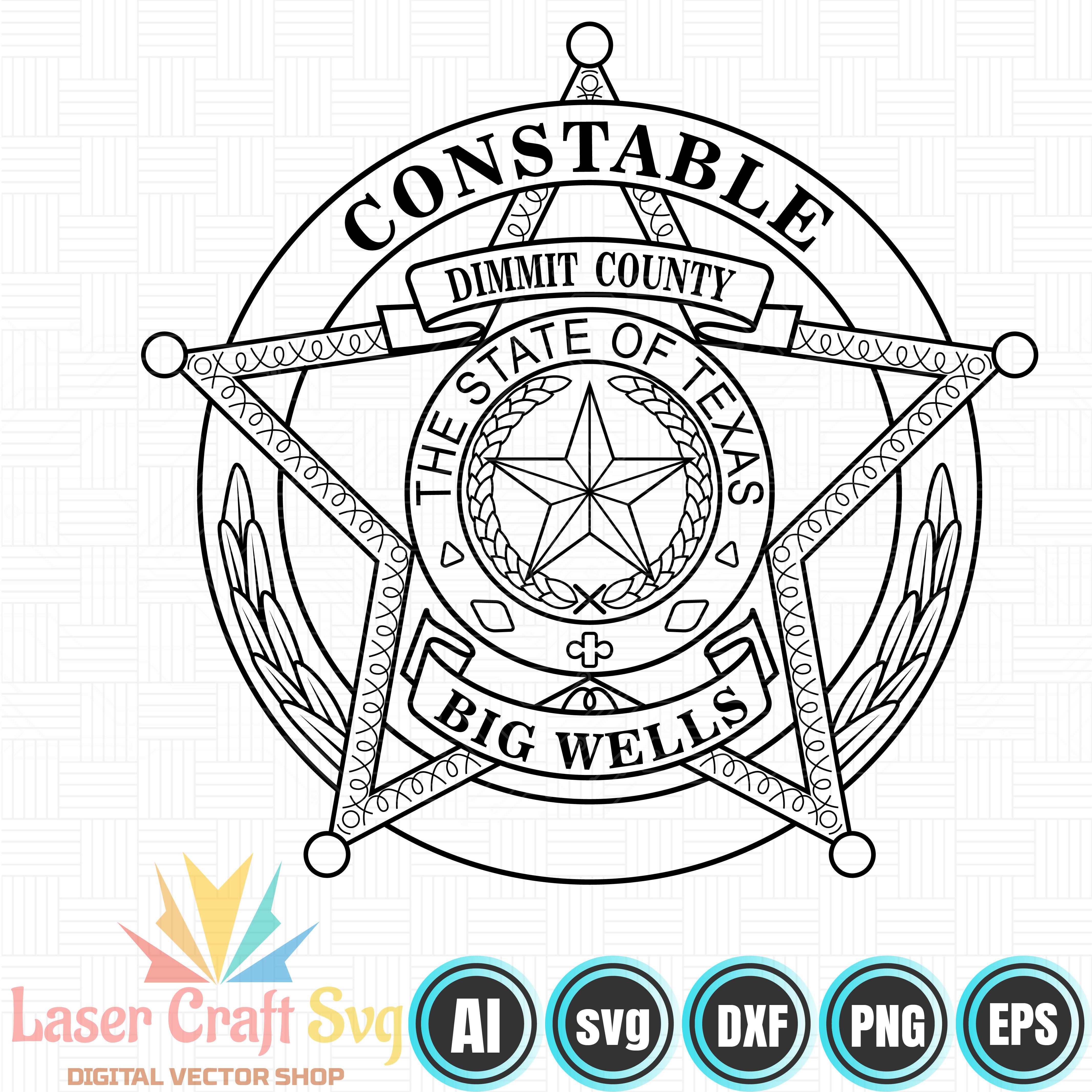 Dimmit County Constable Badge-013-01