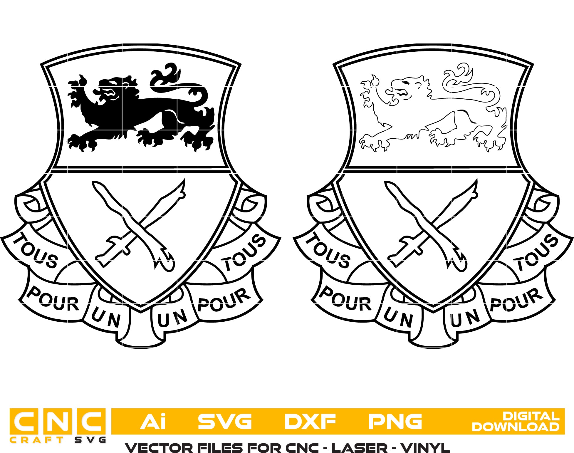 15th Cavalry Regiment Unit Crest Vector File | SVG, PNG, DXF, AI