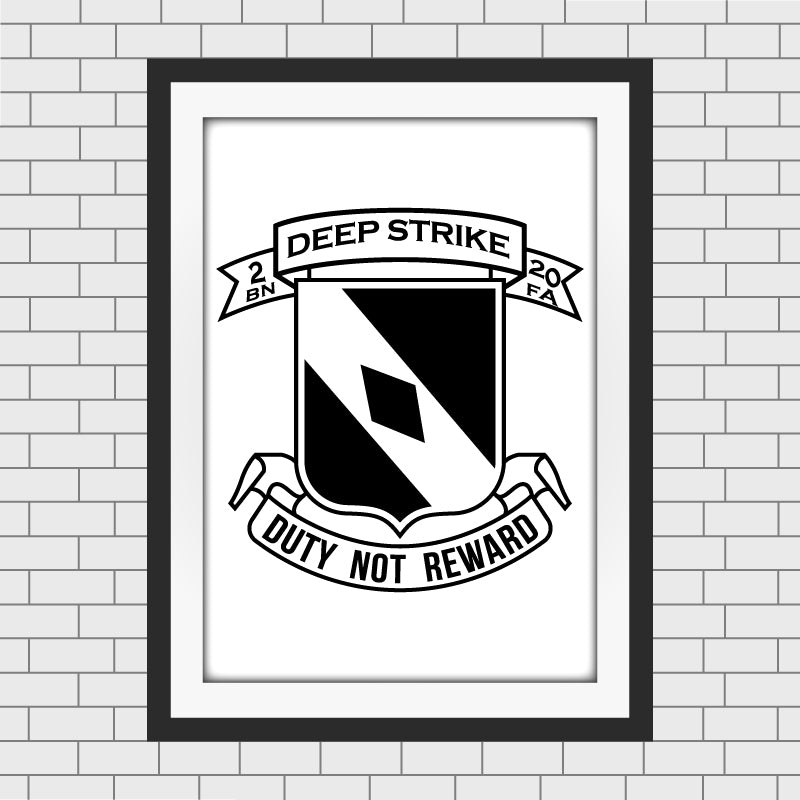 2-20 Field Artillery Battalion Logo