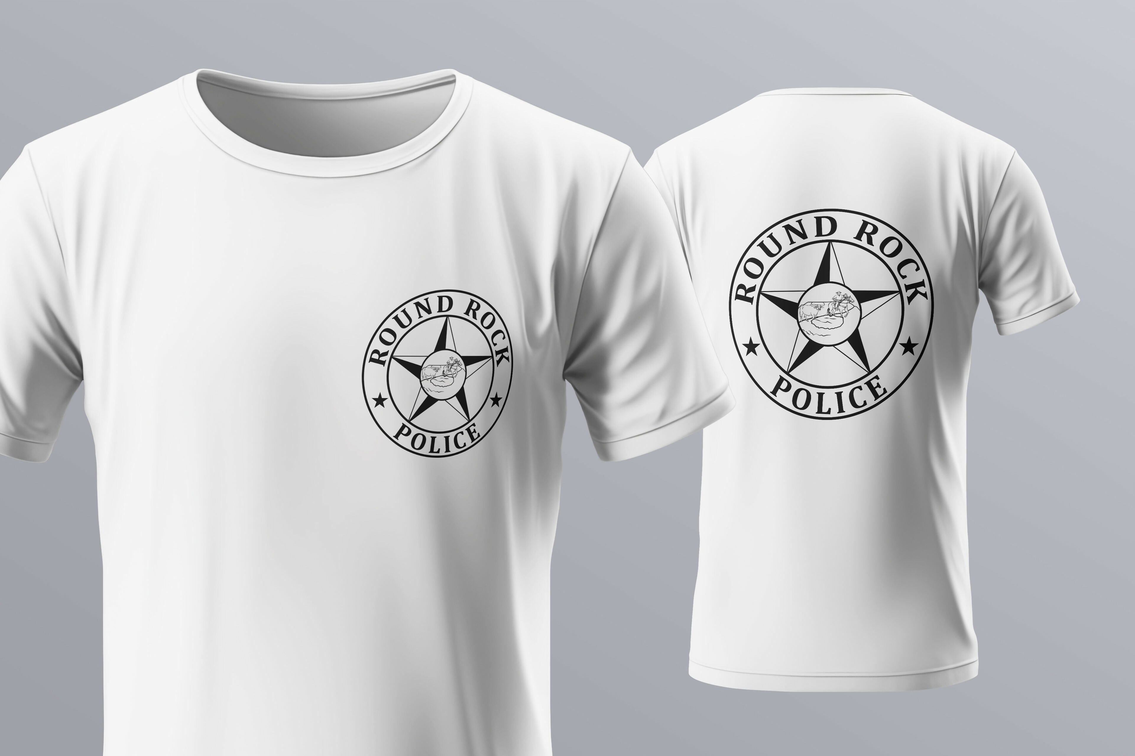 Round Rock  Texas Police T-shirt