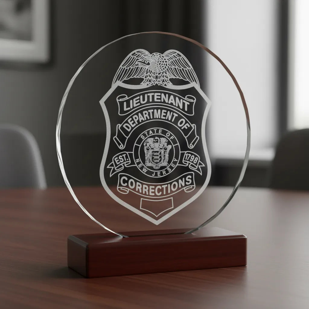 NJ Corrections Lieutenant Badge SVG for CNC

NJ Corrections Lieutenant Badge Vector for Laser Engraving

New Jersey Corrections Lieutenant Emblem for Wood Carving

Professional NJ Corrections Lieutenant Shield Design

NJ DOC Lieutenant SVG Logo for CNC Router Projects