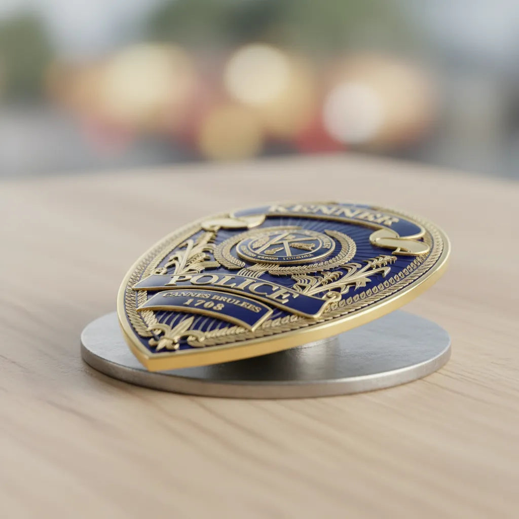 Kenner Police Badge SVG

Louisiana Law Enforcement Vector Design

City of Kenner Seal Engraving File

Kenner LA Police Sign CNC File

Oval Police Badge Vector for Laser Cutting