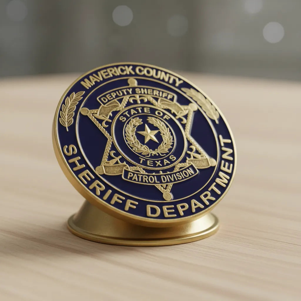 Maverick County Sheriff Badge SVG

Texas Law Enforcement Vector Design

Deputy Sheriff Patrol Division Engraving File

Maverick County TX Sign CNC File

State of Texas Seal Vector for Laser Cutting