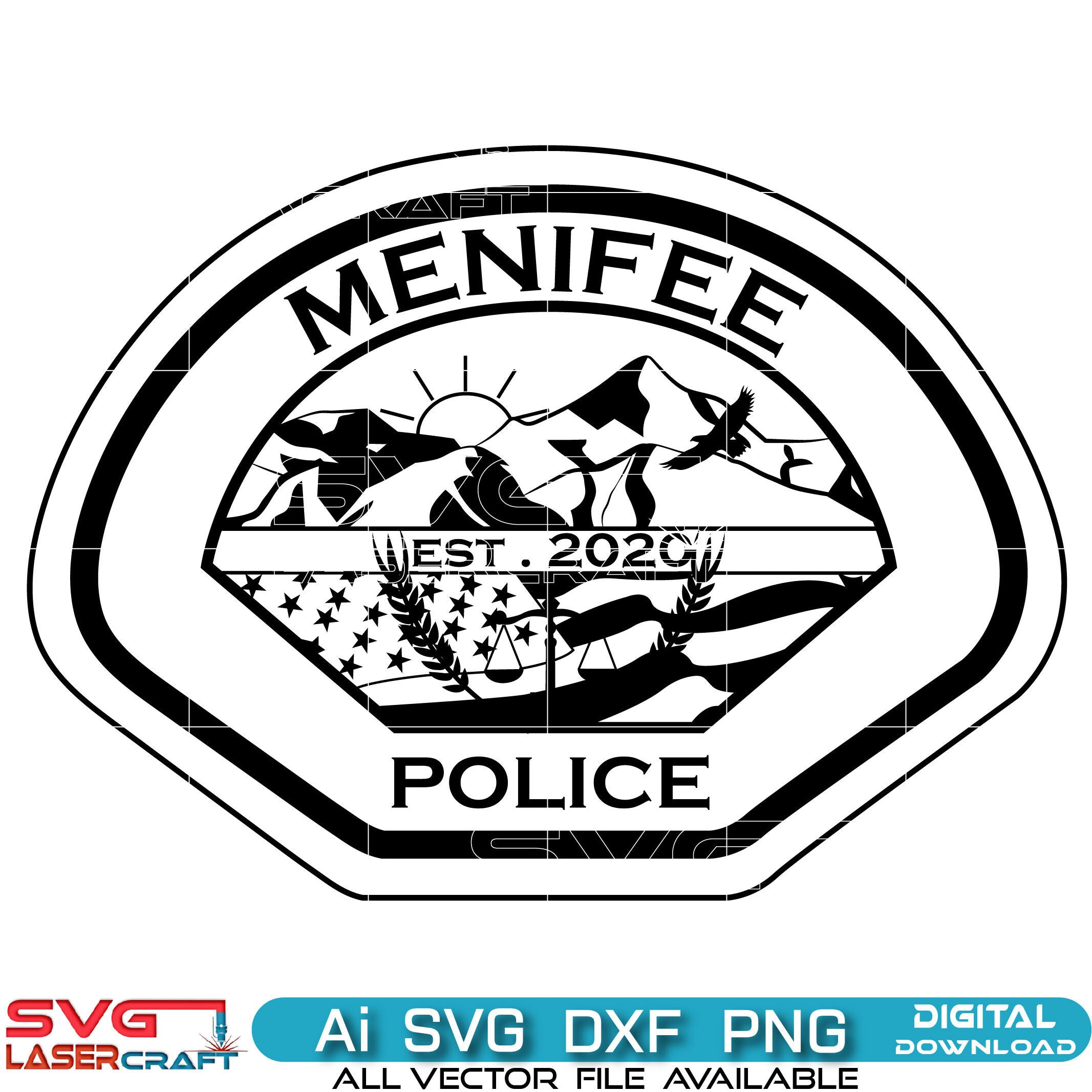 Menifee Police Department Badge