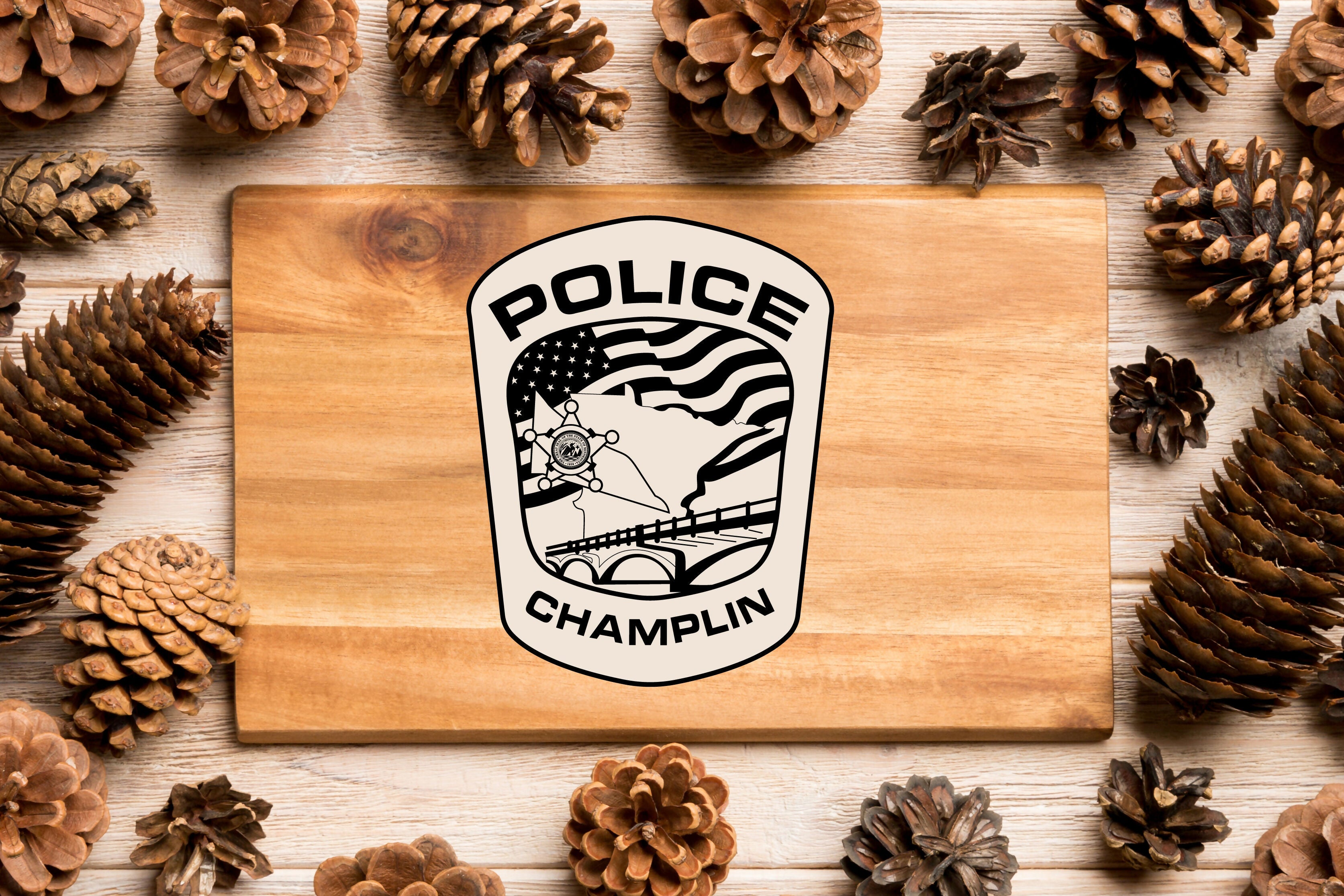 Minisota Champion Police Patch-01w-w-01