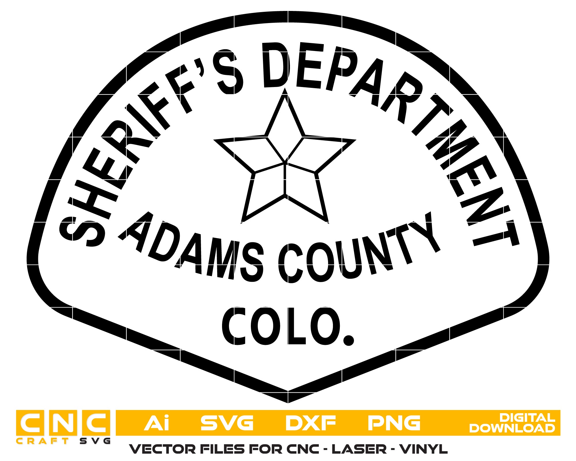 Adams County, Colorado Sheriff Patch
