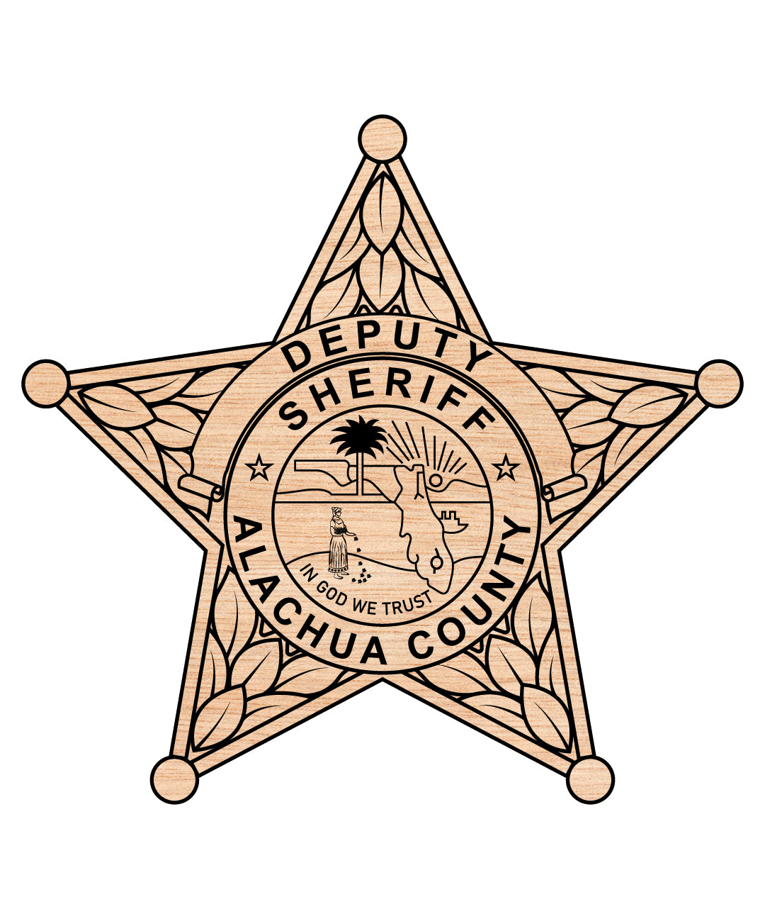 Alachua County Deputy Sheriff Badge