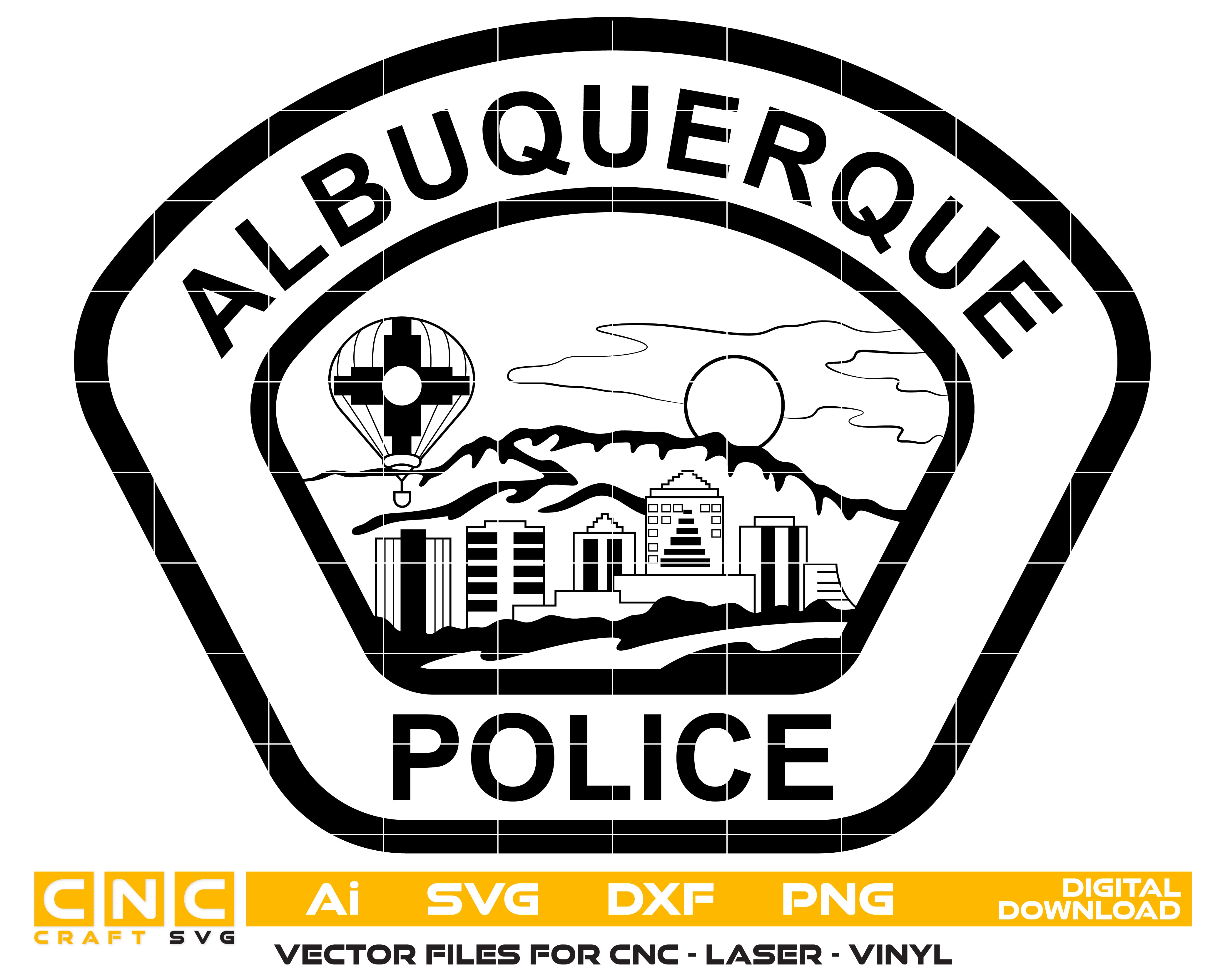 Albuquerque Police Department Patch SVG, New Mexico Police Patch Vector, Albuquerque Police Patch, Law Enforcement Patch SVG, Police Department Emblem Vector