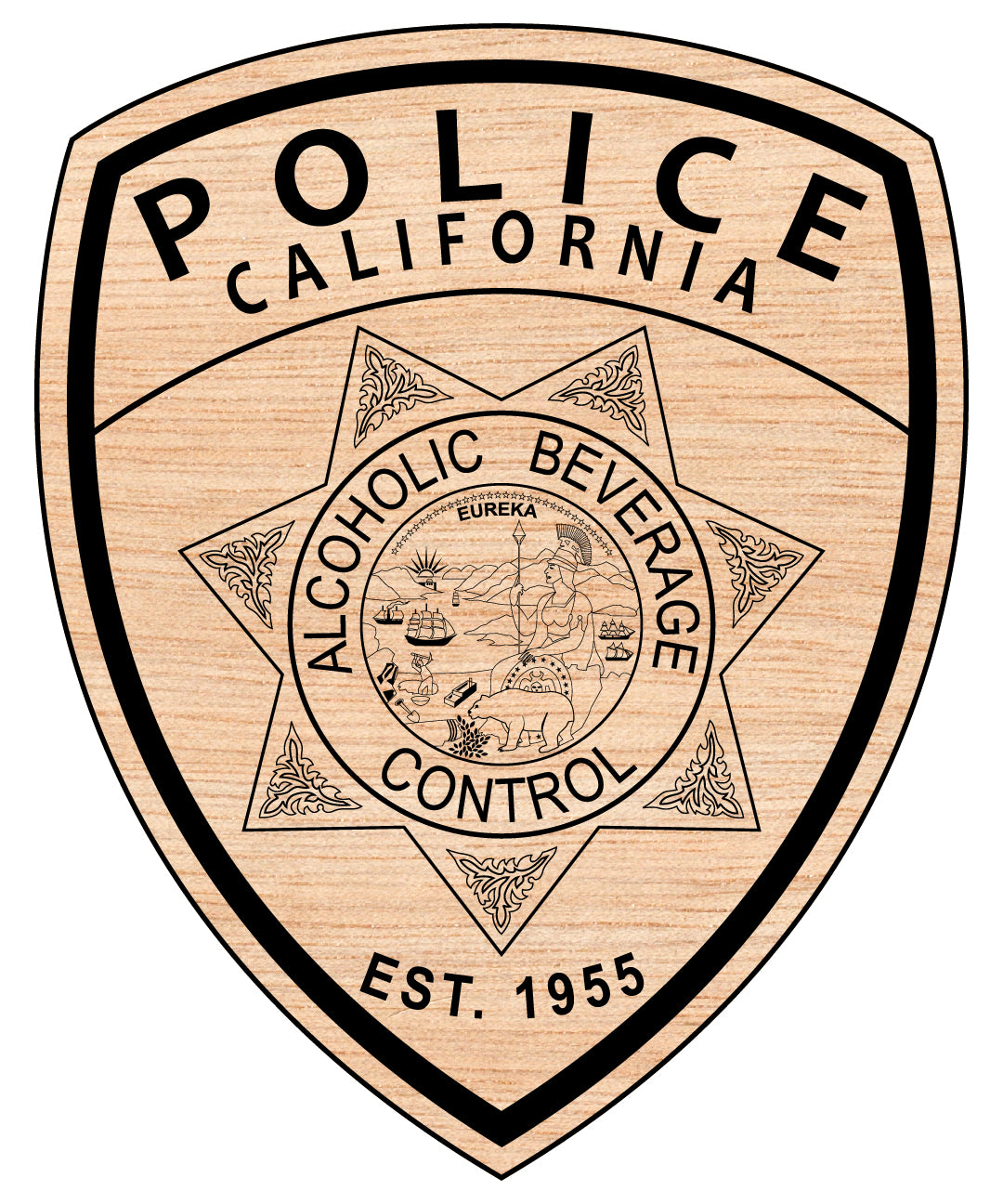 Alcohol Beverage Control Police Department Patch SVG, ABC Police Patch Vector, Law Enforcement Emblem SVG, Beverage Control Police Logo, ABC PD Patch