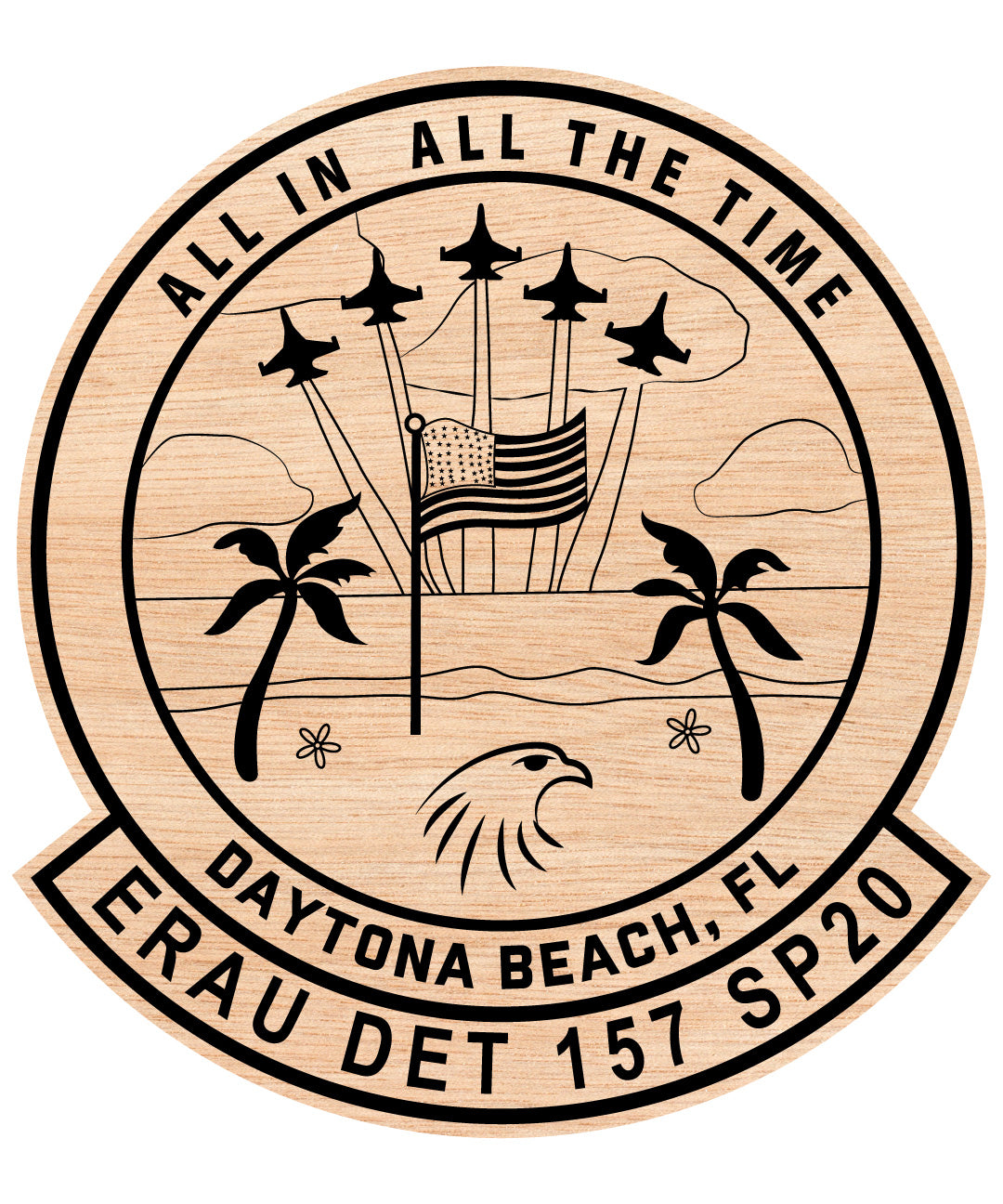 All In All The Time Erau Det Daytona Beach Logo, Florida
