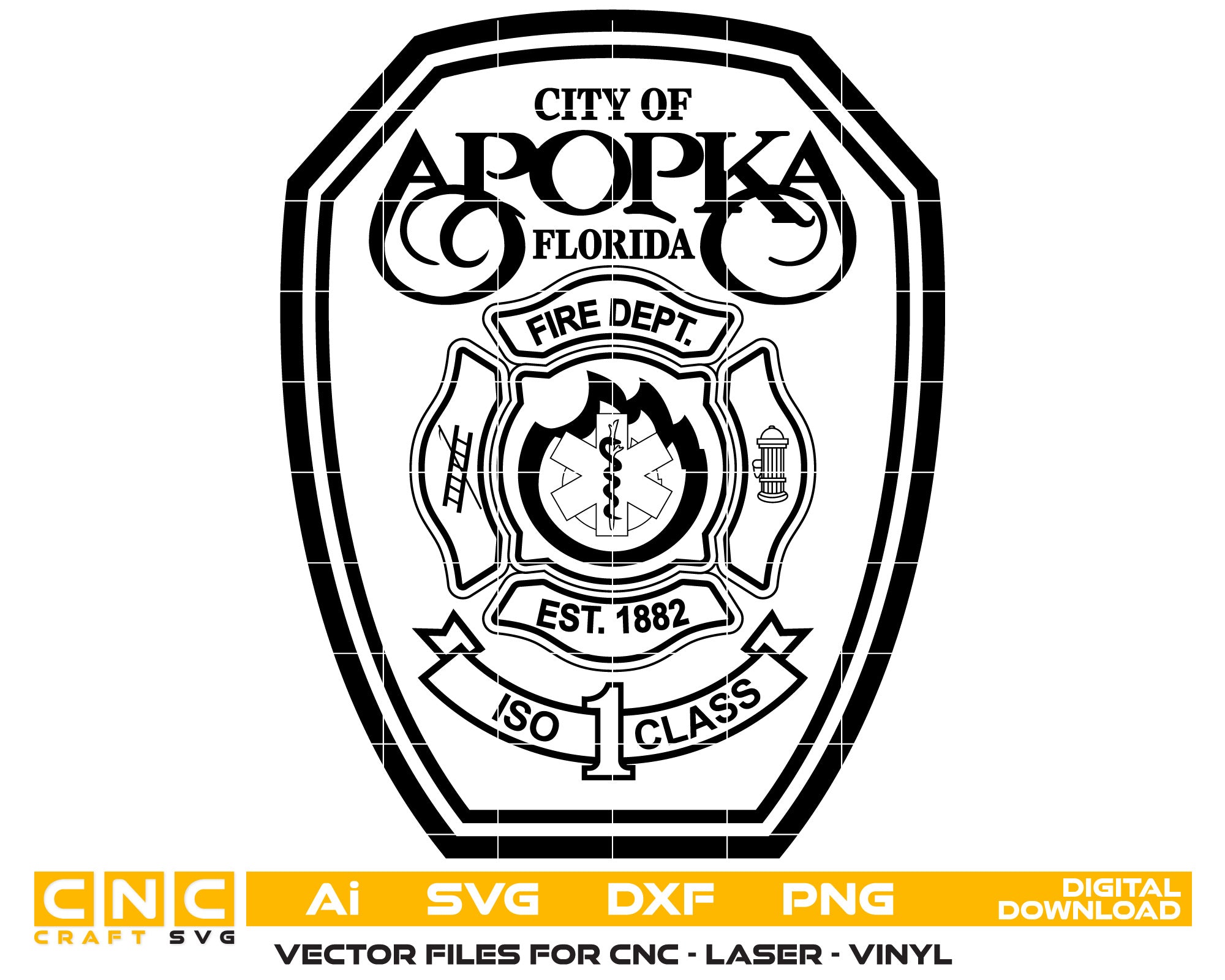 Apopka Fire Department Badge