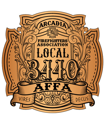 Arcadia Firefighter Logo