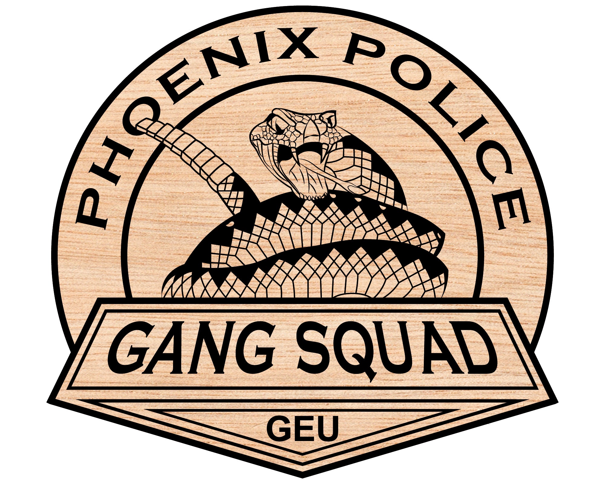 Phoenix Police Gang Squad Logo SVG, Phoenix Police Logo Vector, Gang Squad Emblem SVG, Arizona Police Badge SVG, Law Enforcement Logo Digital File