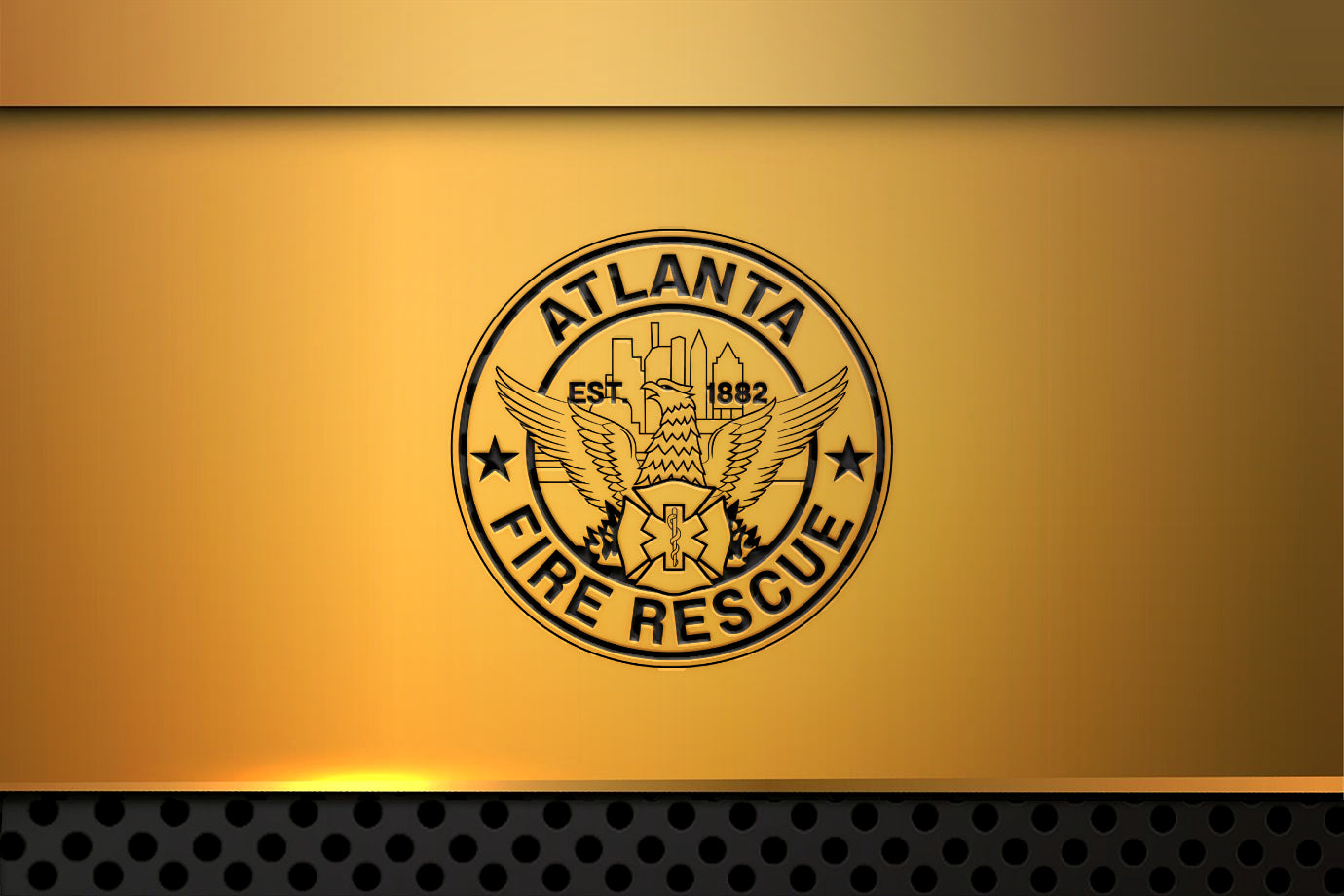 Atlanta Fire Rescue Department Patch, Georgia