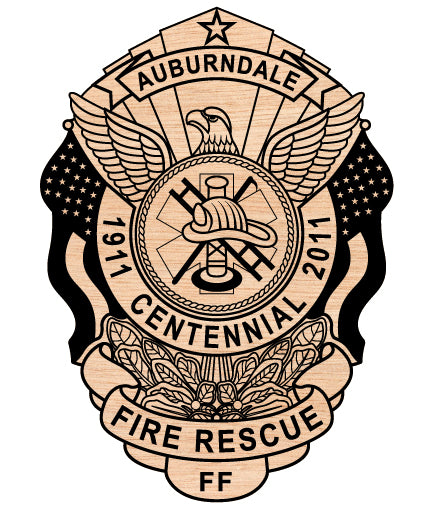 Auburndale Fire Rescue Centennial Badge