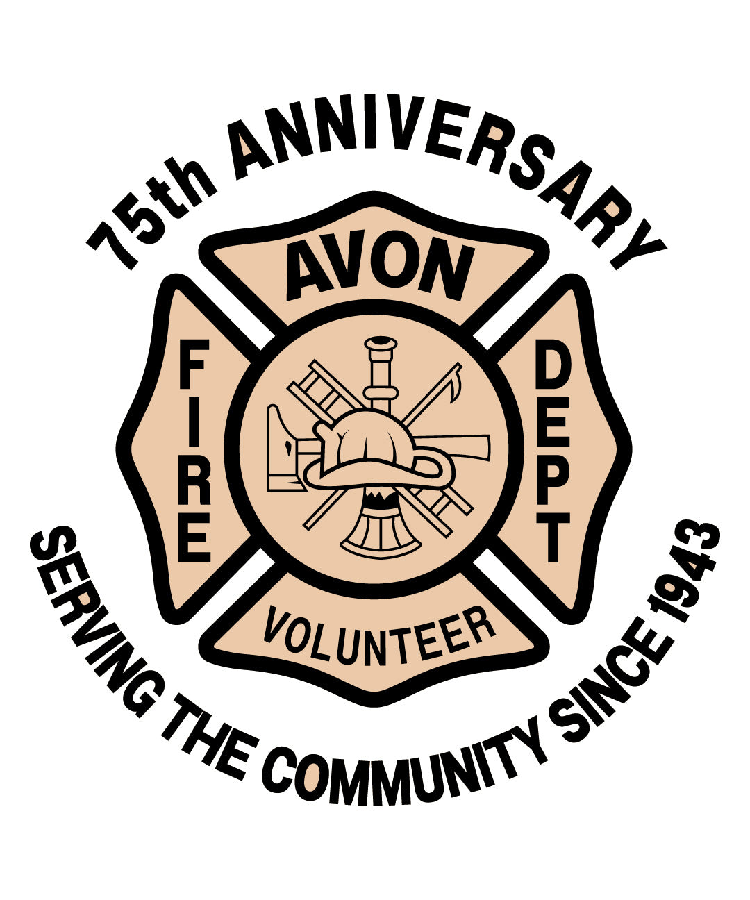 Avon Volunteer Fire dept Badge