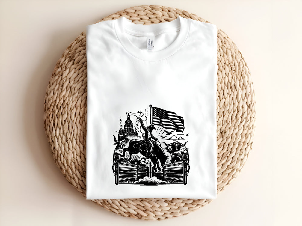 Bull Rider Vector SVG