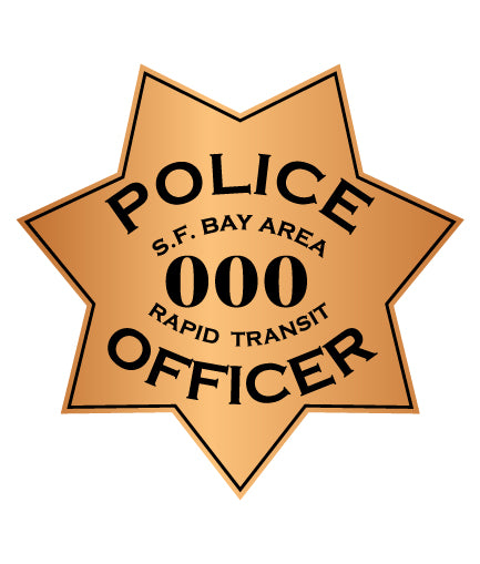 Transit Police Officer Badge
S.F. Bay Area Rapid Transit Police Officer Badge
Police Officer Badge
Police Badge SVG