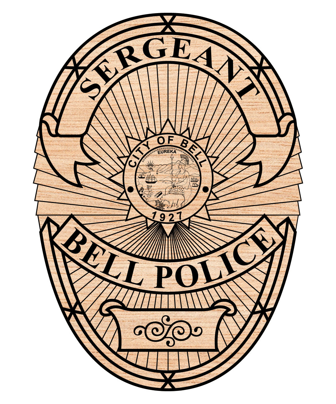 Bell Police Sergeant Badge
Bell Police Badge
Police Badge
Police Badge SVG
Police Sergeant Badge