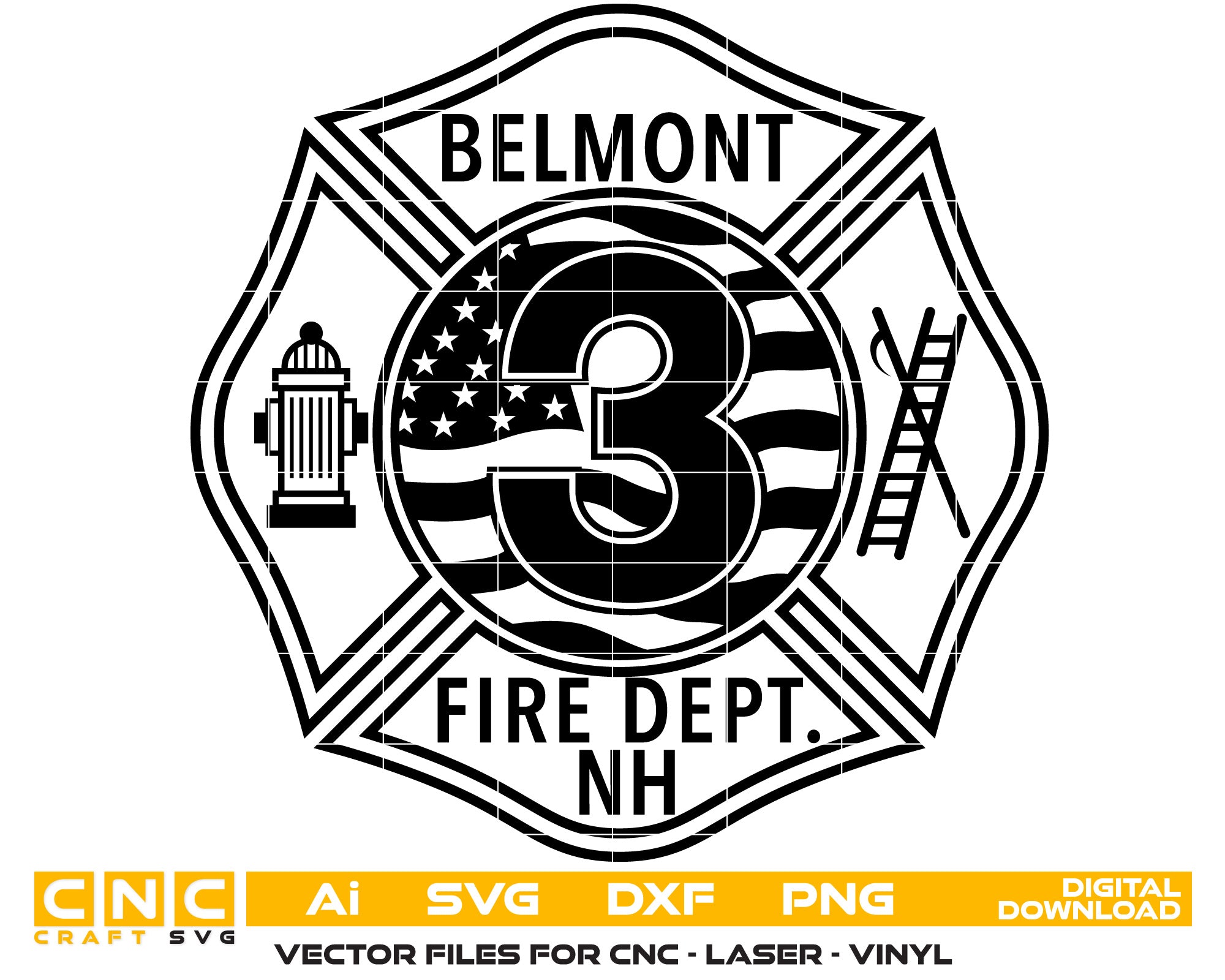 Belmont Fire Department Badge