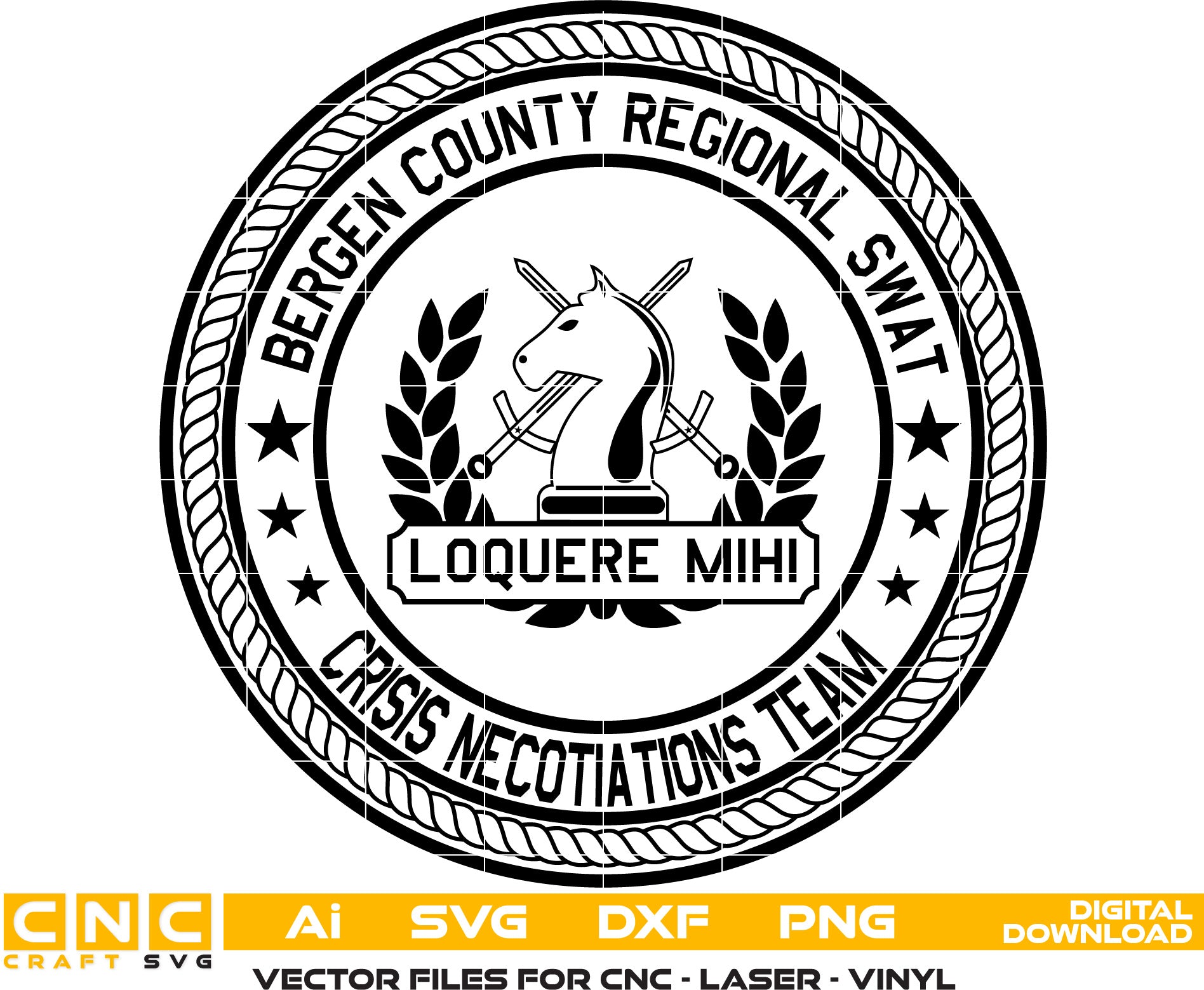 Bergen County Swat Crisis Necotiations Team Logo