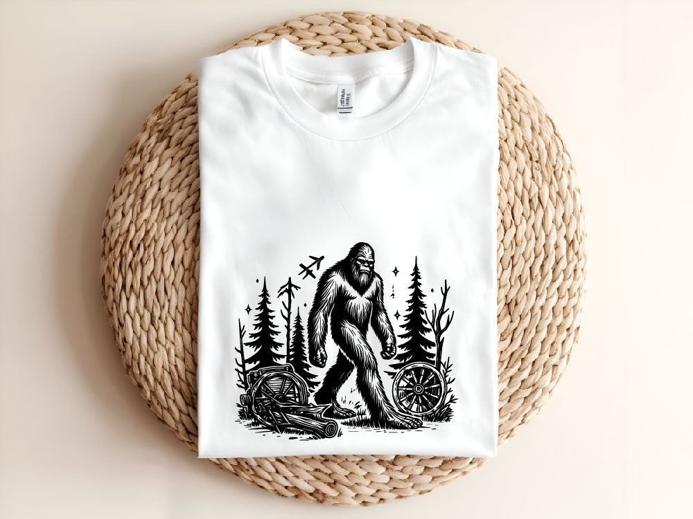 Bigfoot & Nature SVG Vector