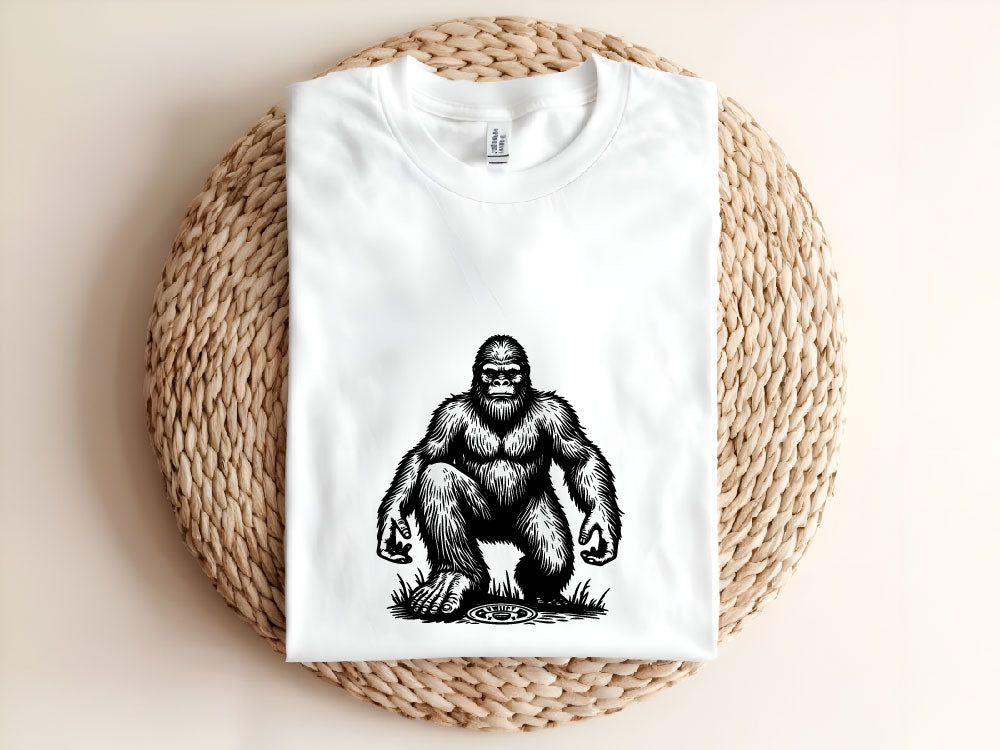 Bigfoot Line Art SVG