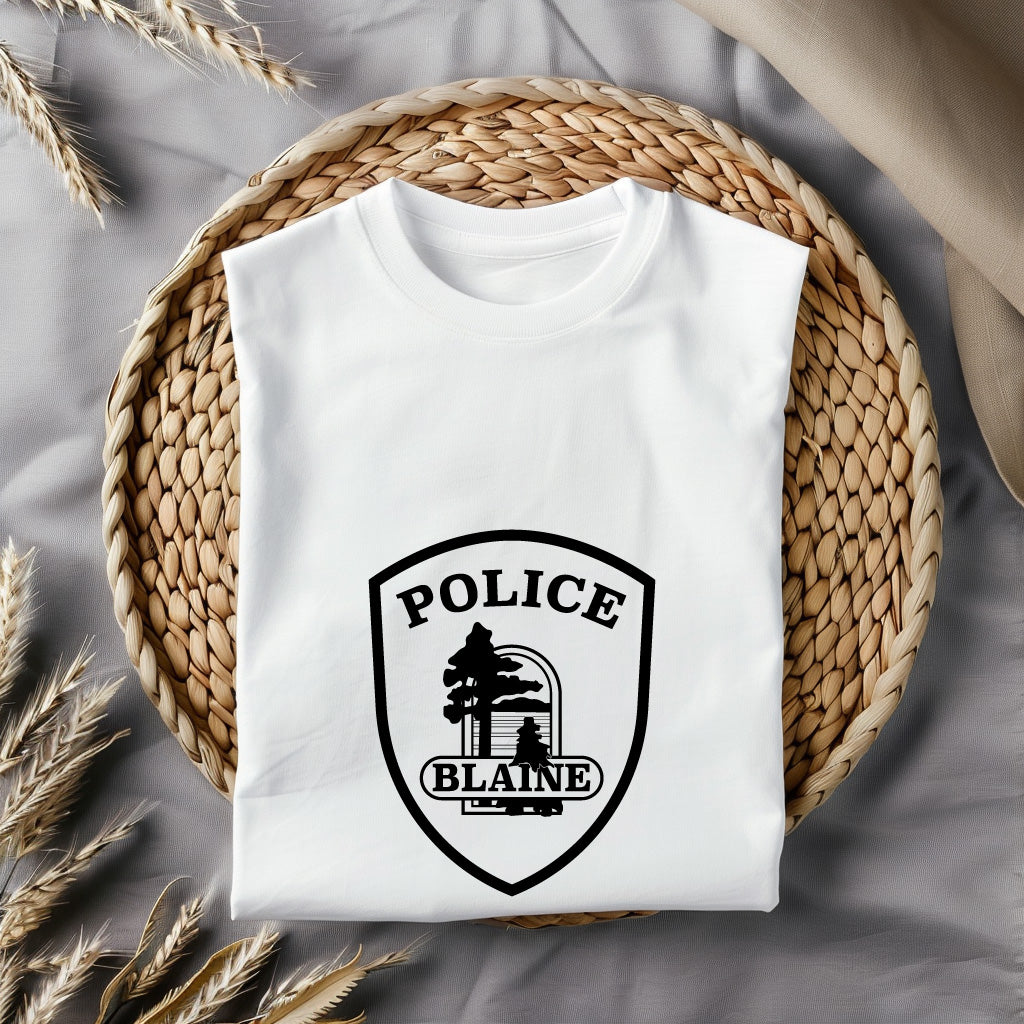 Blaine Police Department Patch SVG, Police Patch Vector, Blaine Police Patch, Law Enforcement Patch SVG, Police Department Patch Vector