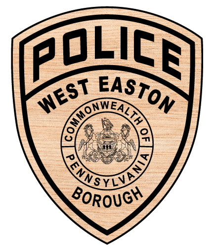 Borough Of West Easton Police Patch SVG, West Easton Pennsylvania Police Patch Vector, West Easton Police Emblem SVG, PA Law Enforcement Patch Vector, West Easton PD Patch