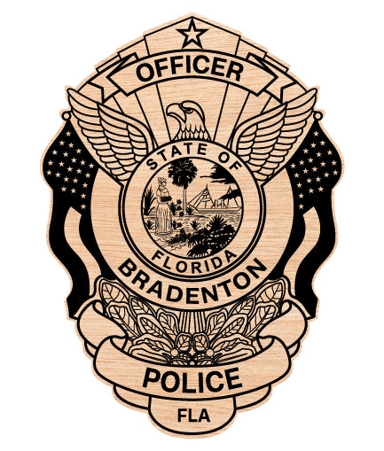 Bradenton Police Officer Badge, Florida