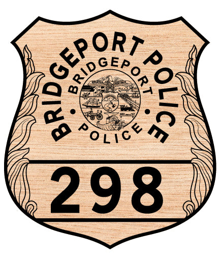 Bridgeport Police Badge SVG, Bridgeport Connecticut Police Badge Vector, Bridgeport Police SVG Emblem, Connecticut Law Enforcement Badge Logo SVG, #support