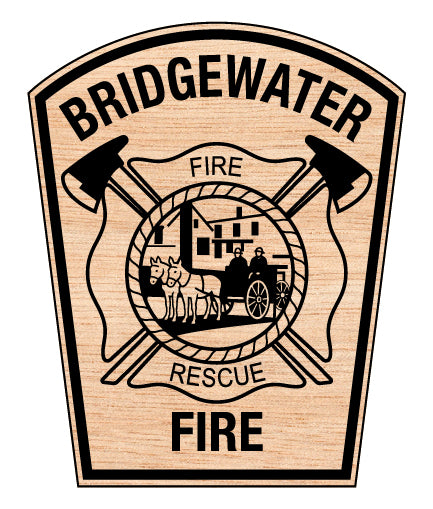 Bridgewater Fire Department Patch SVG, Bridgewater Massachusetts Fire Patch Vector, Bridgewater Fire Dept SVG Emblem, Massachusetts Firefighter Patch Logo SVG, #support