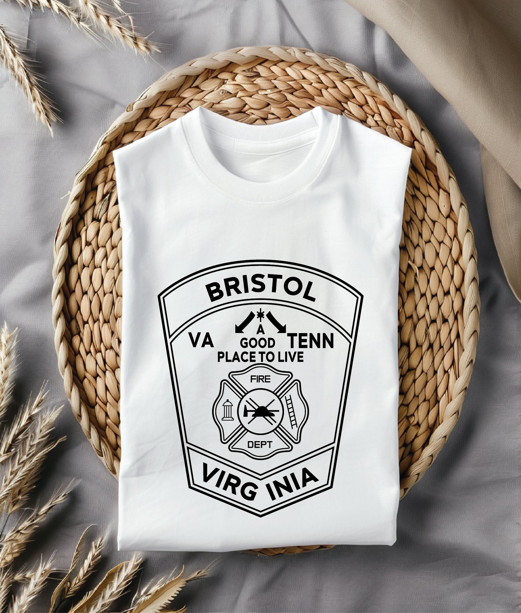 bristol fire department patch svg, bristol va fire patch vector design, bristol virginia fire dept svg emblem, firefighter patch bristol va svg, bristol fire badge svg