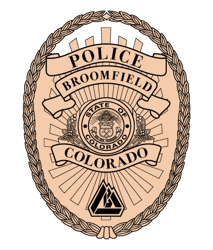 Broomfield Police Department Badge SVG, Broomfield Colorado Police Badge Vector, Broomfield Police SVG Emblem, Colorado Law Enforcement Badge Logo SVG, #support