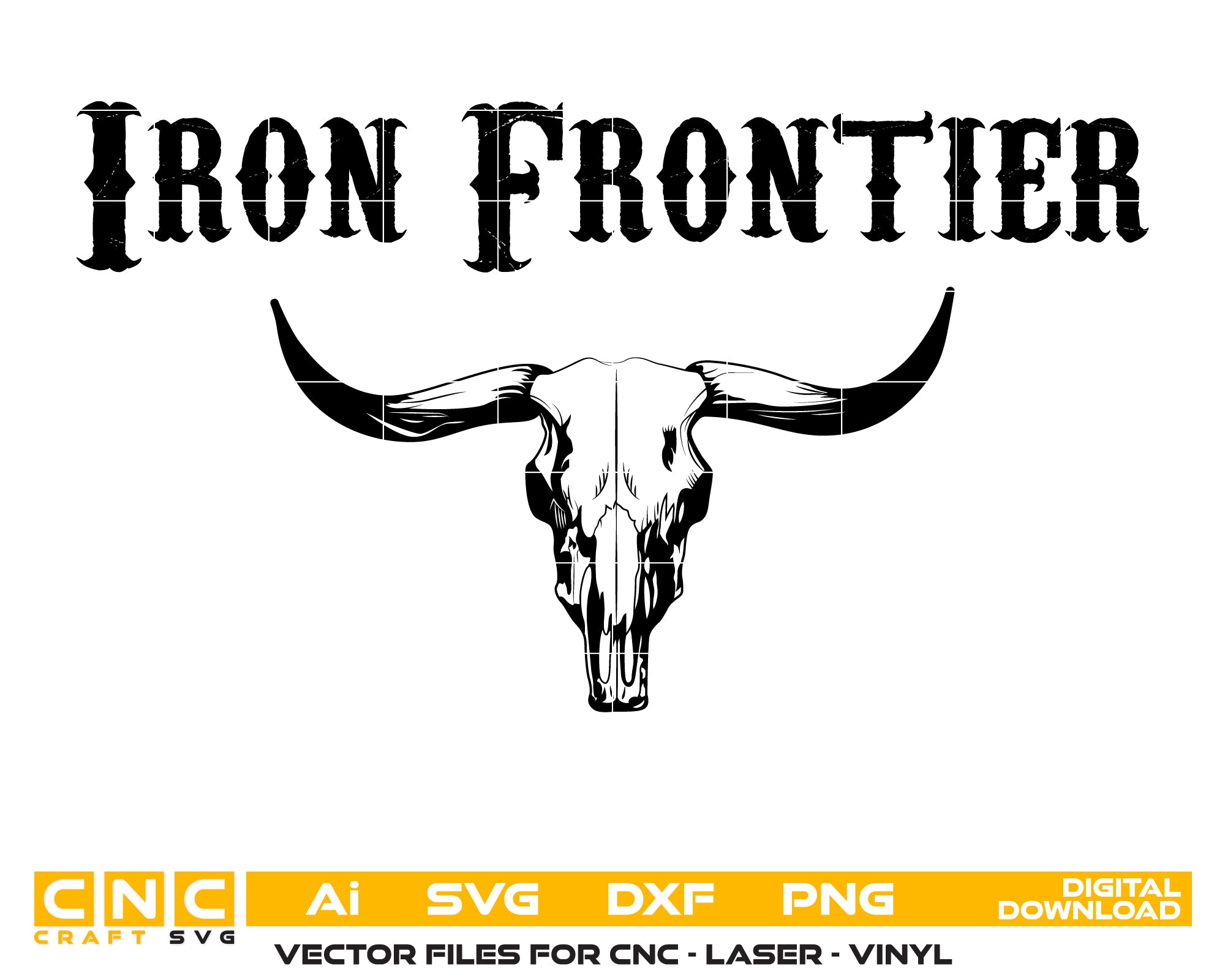 Bull Skull Logo SVG