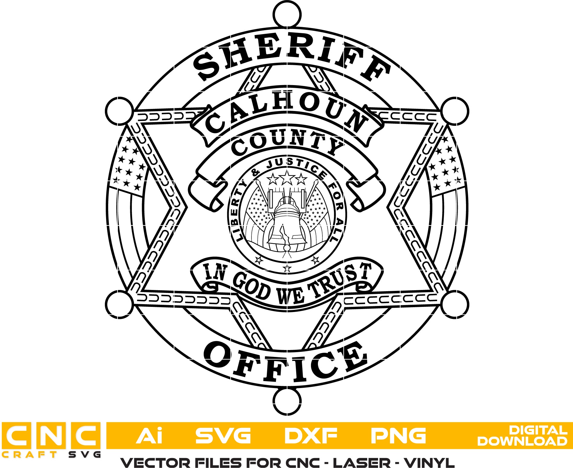 Calhoun County Sheriff Badge